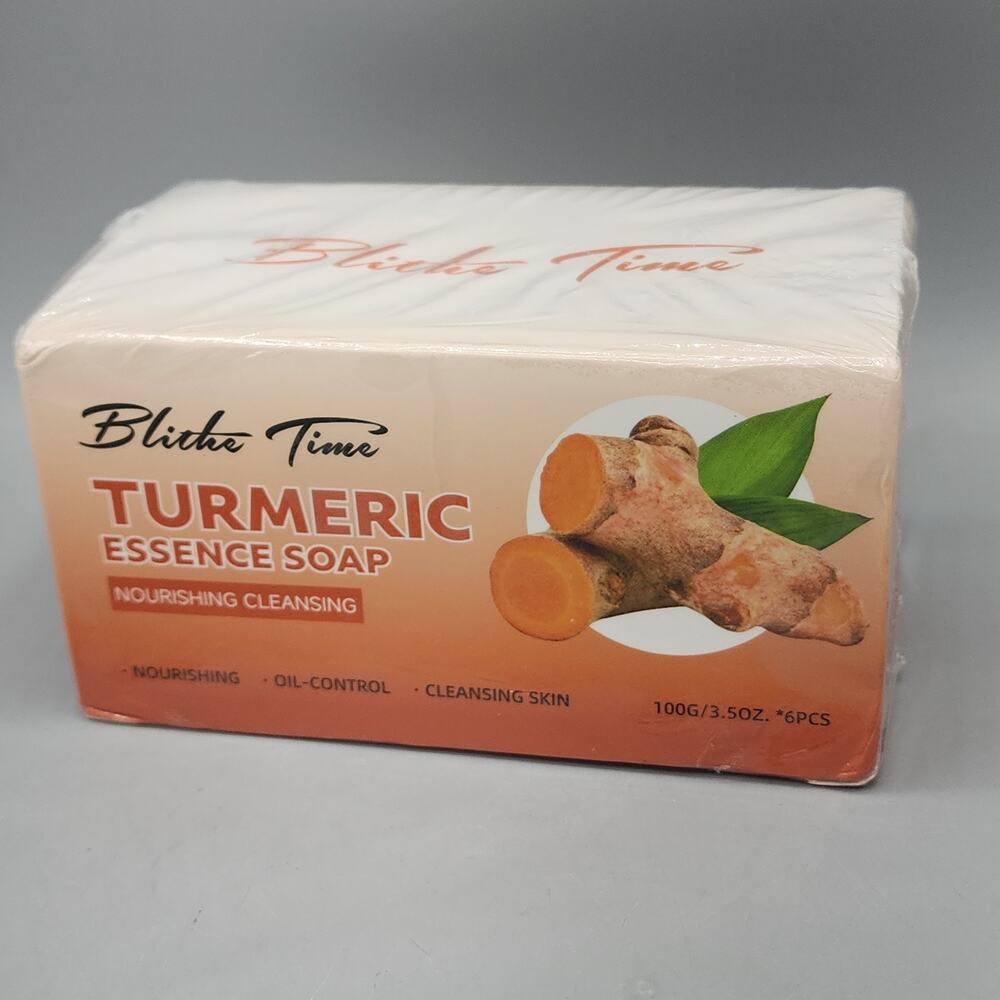 Tumeric Essence Soap by Blithe, Six Bars Factory Sealed